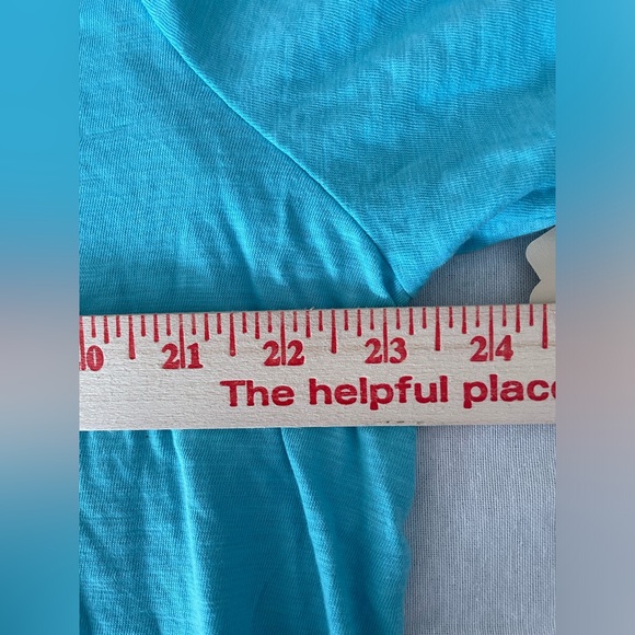 St. John’s Bay Long Sleeves Tee Button on the front Blue Color 0X. New w tag. - Picture 7 of 7